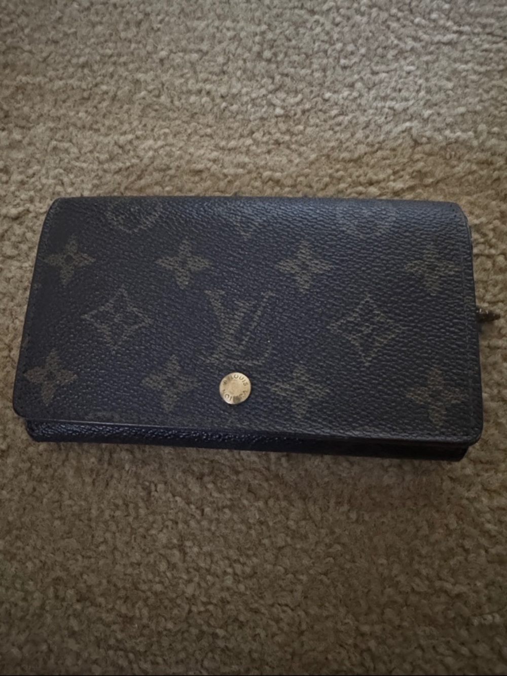 Louis Vuitton Monogram Continental Wallet - Dark Brown with Gold Hardware